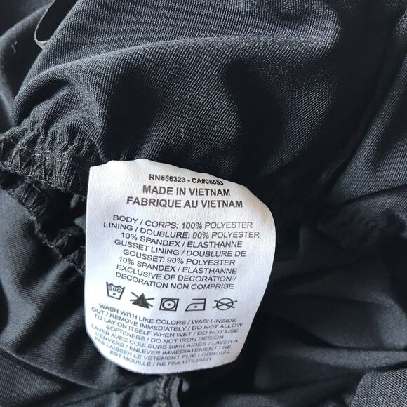 Nike Women’s Swoosh Shorts Plus Size 2X Black Waistband Pocket Inner Lining Gym - Picture 7 of 11